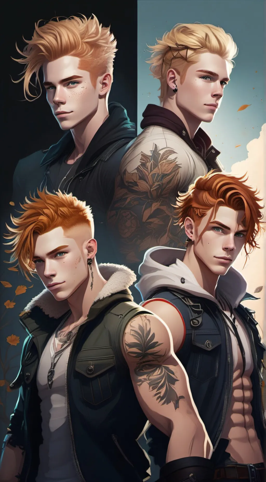 ai character: Romance island  background