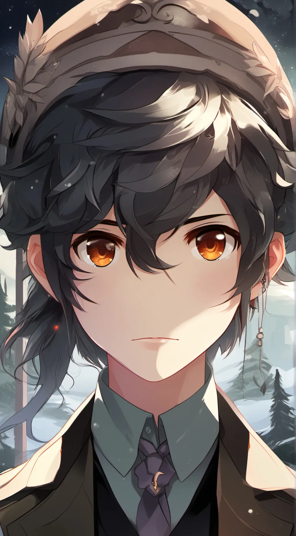 ai character: muichiro background