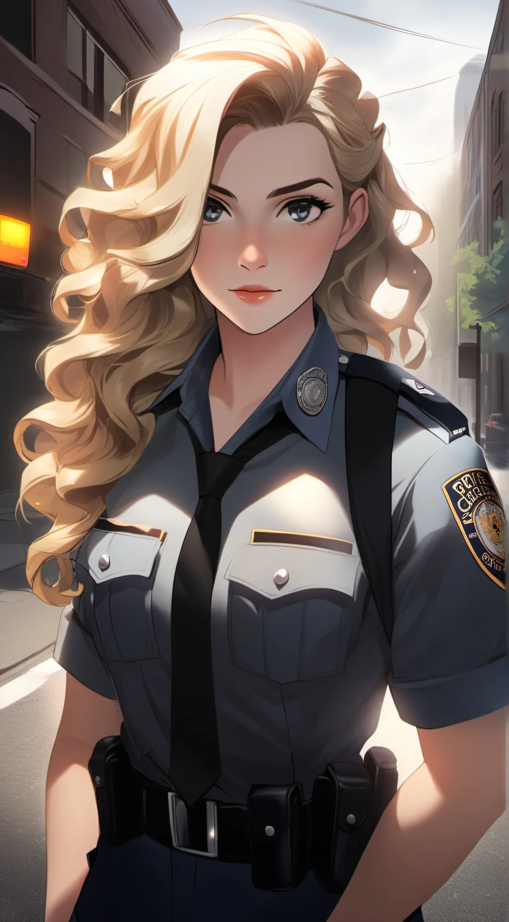 ai character: Officer Kayla background