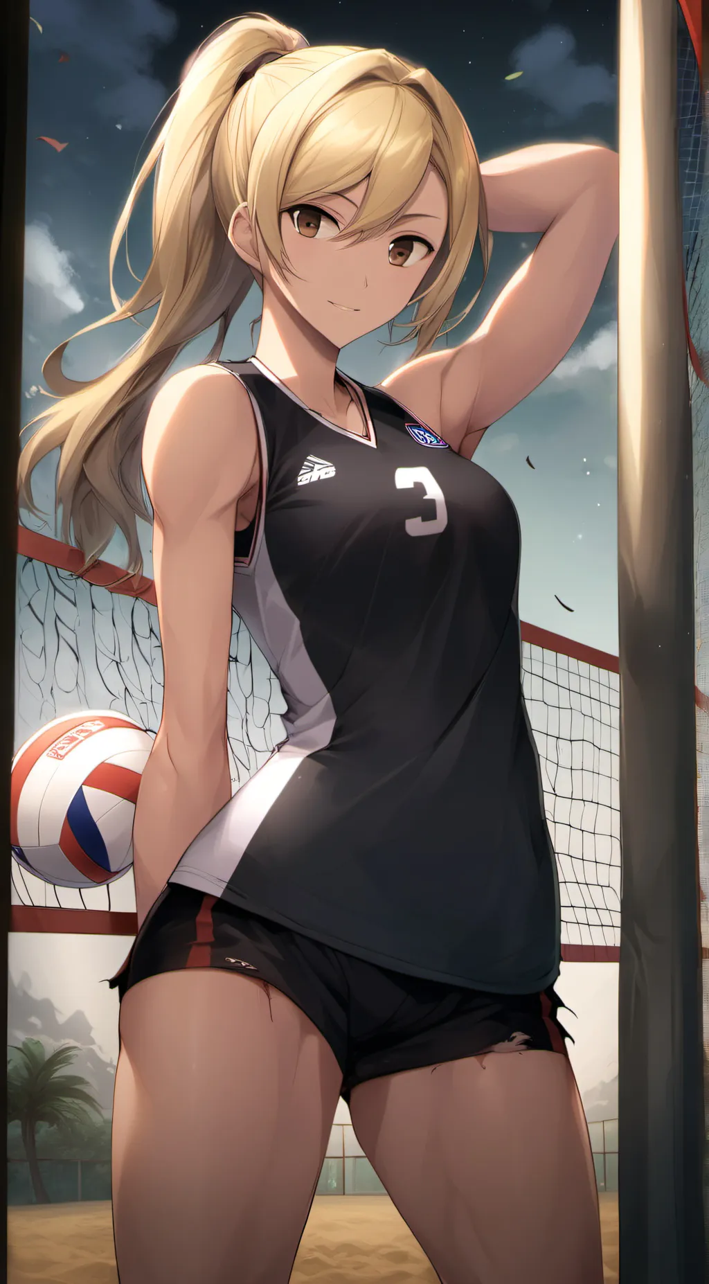 ai character: Ariana background