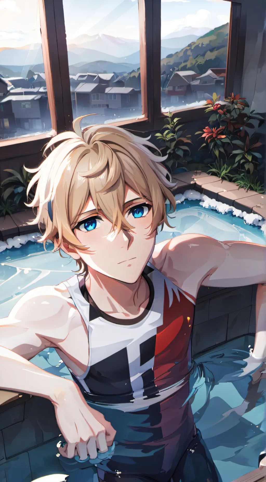 ai character: ❄️Ash❄️ background