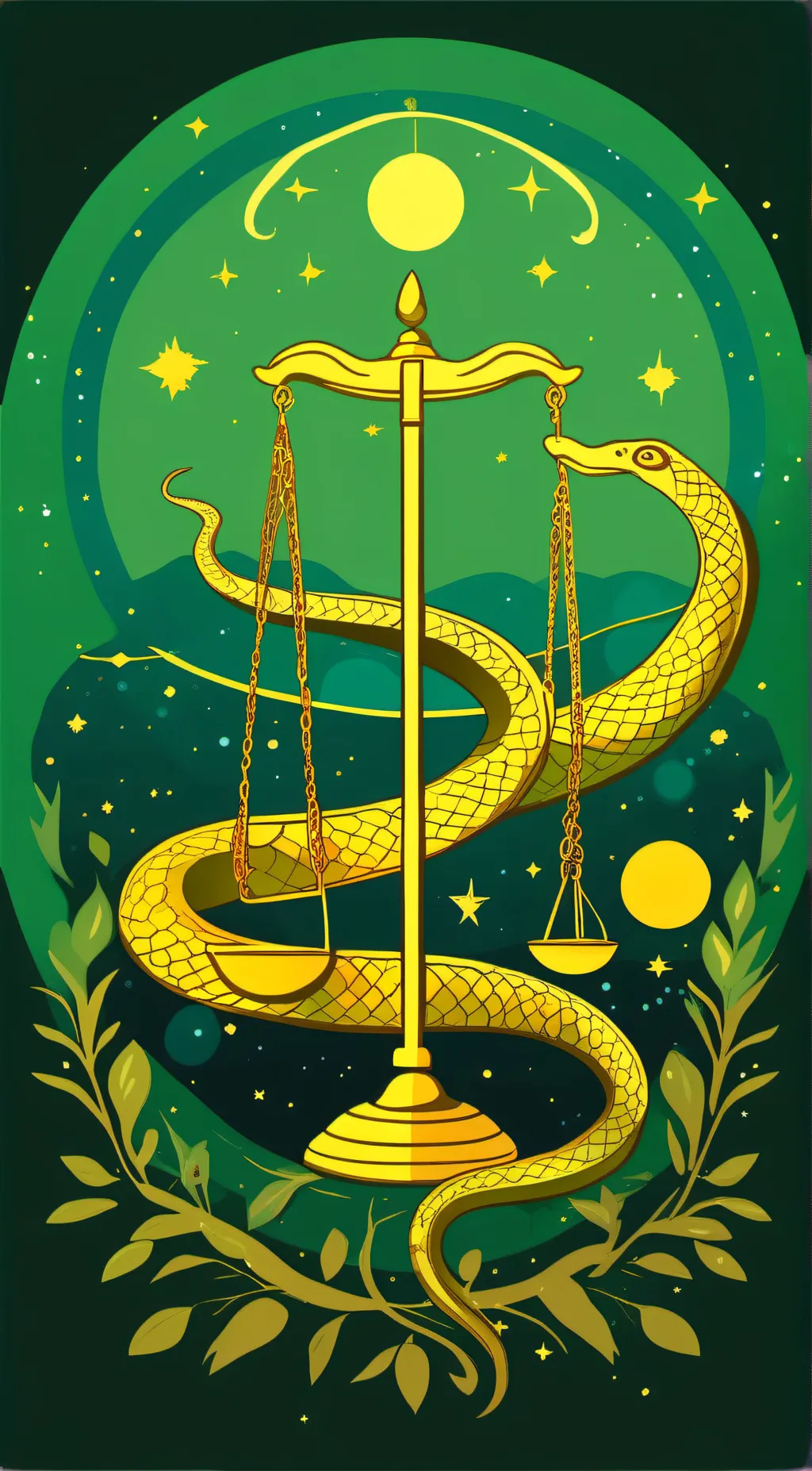 ai character: Libra background