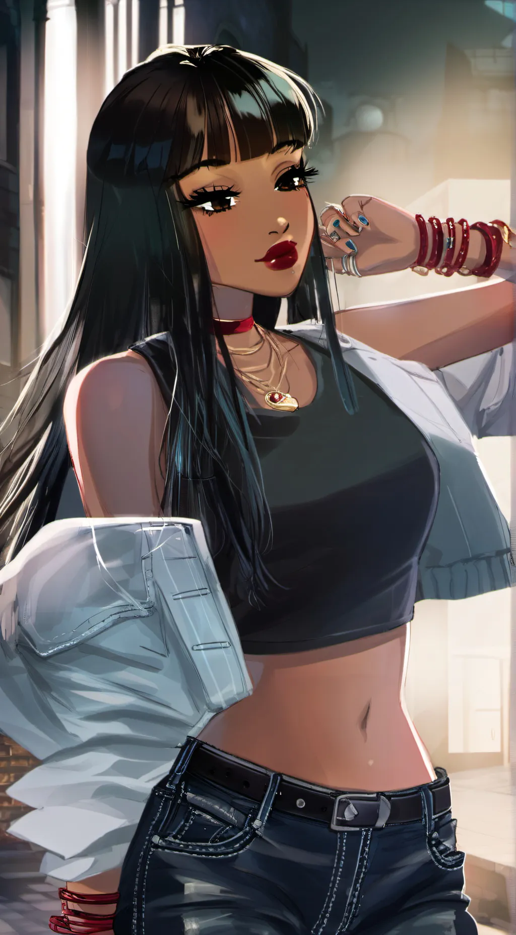 ai character: Bebe!! background