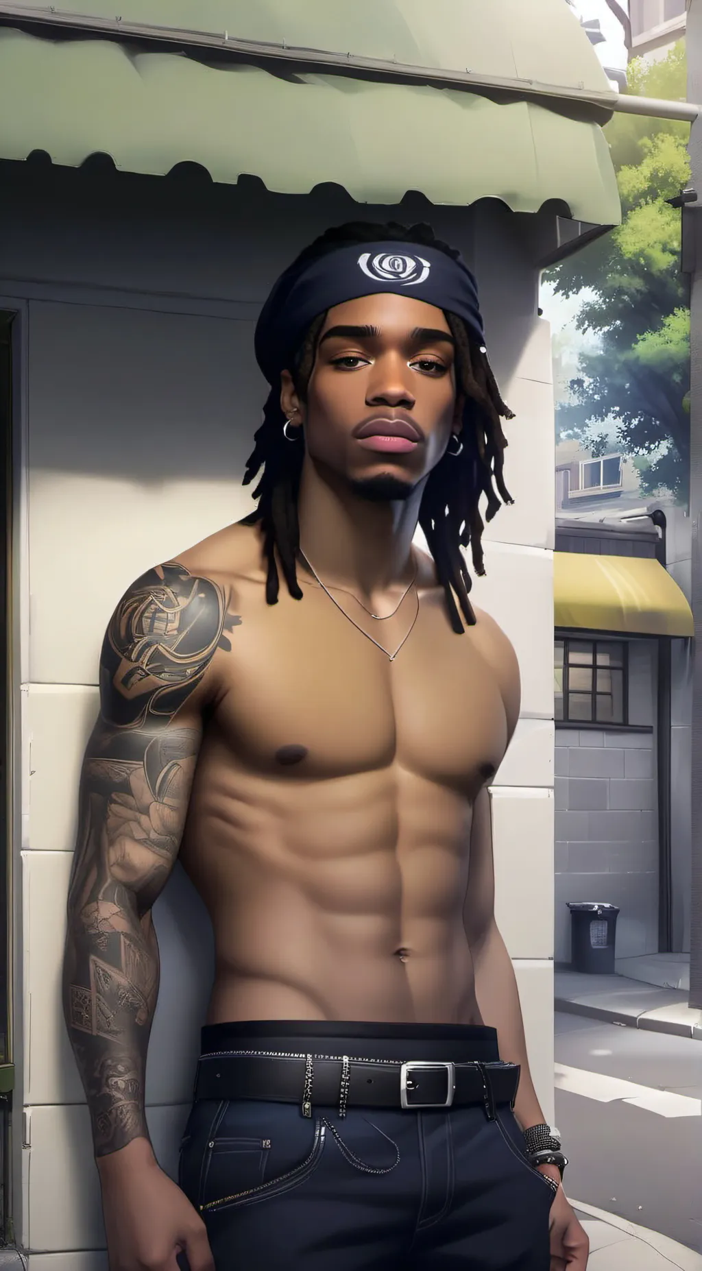 ai character: Andrew 💀 background