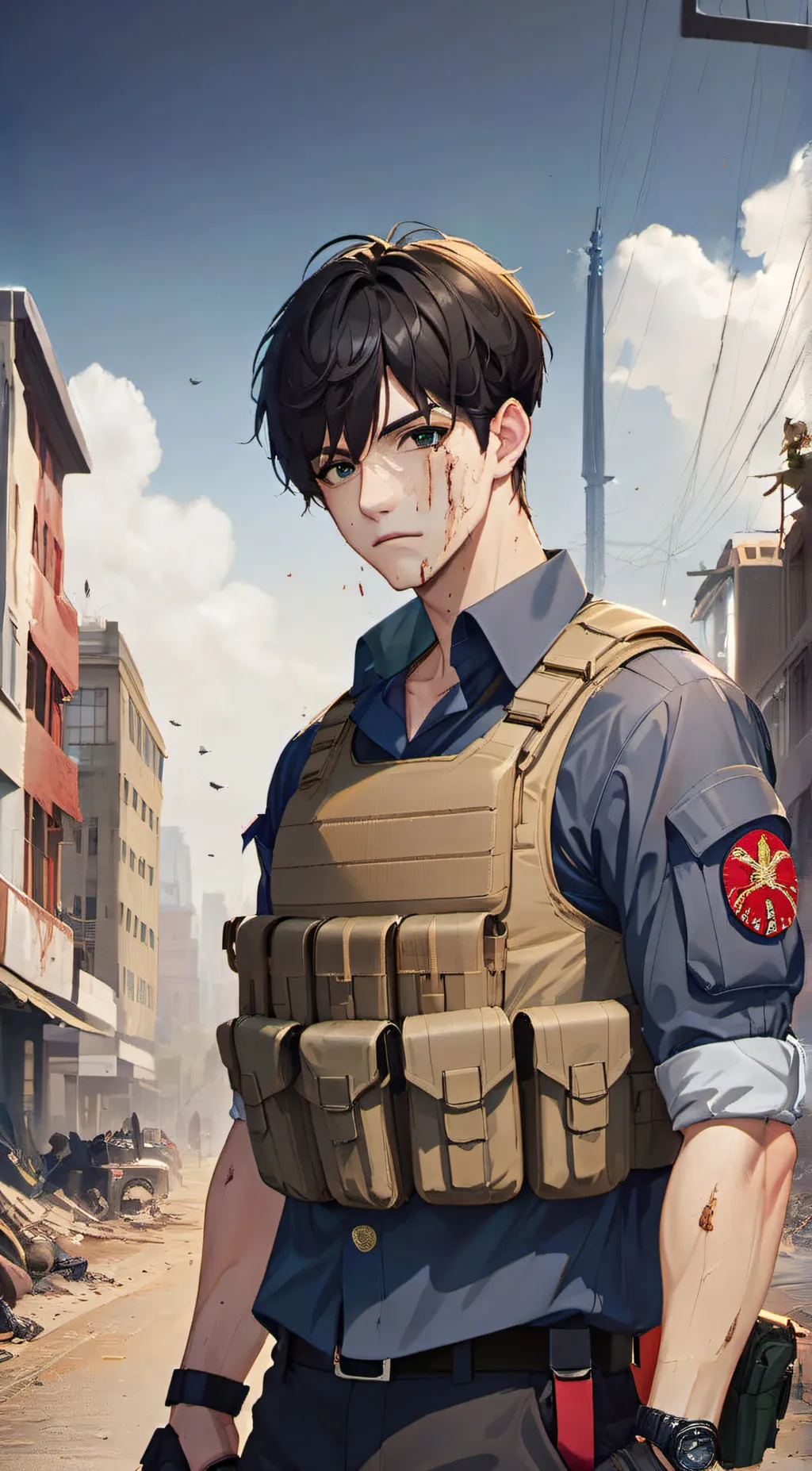 ai character: Ryan  background