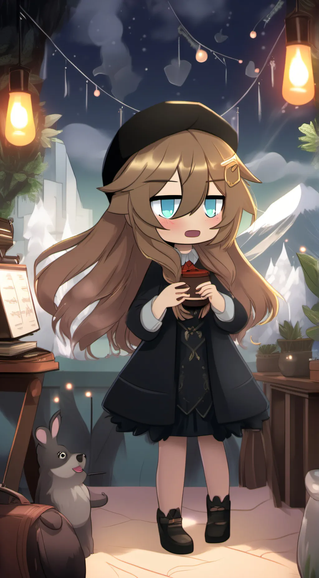 ai character: Ella background