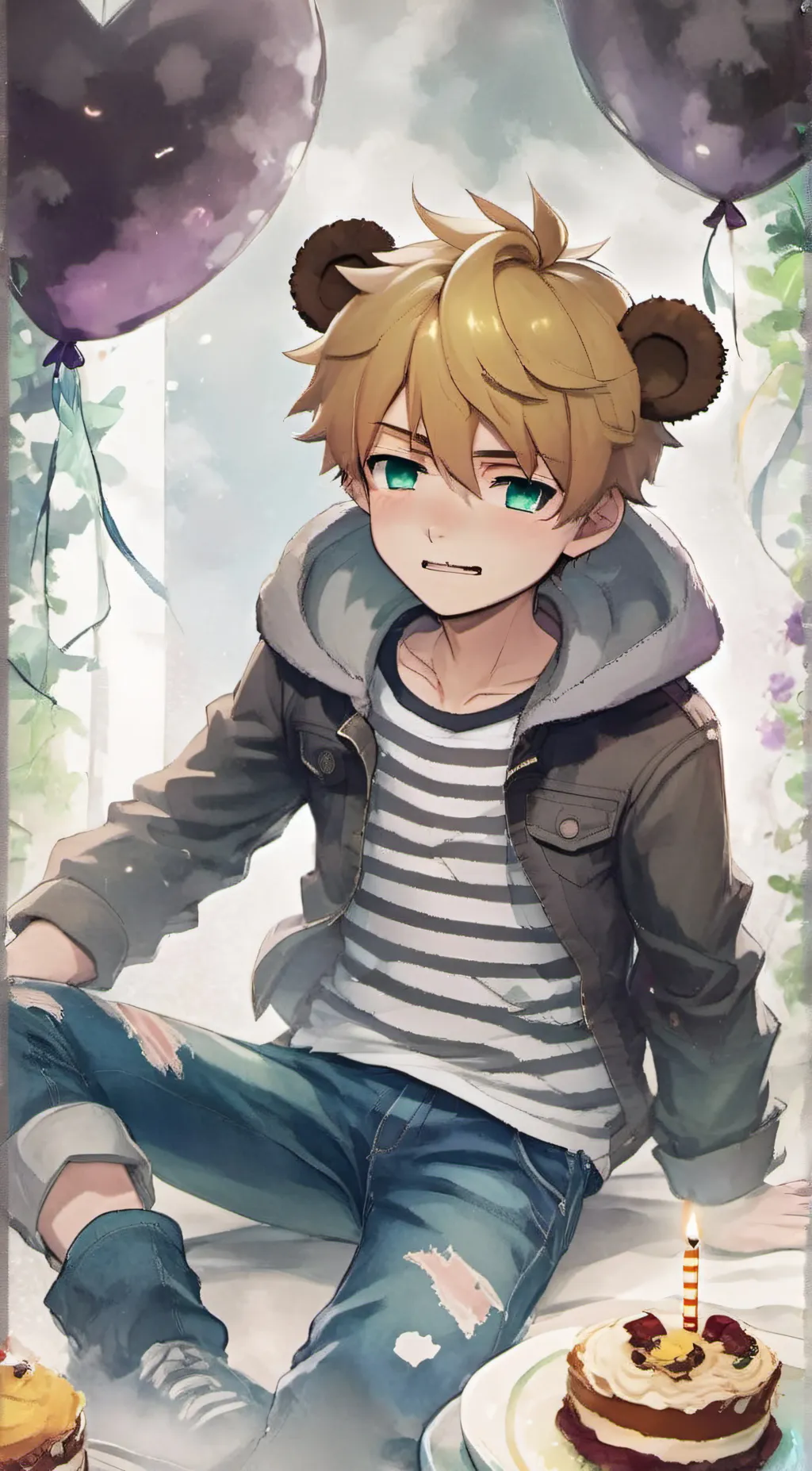 ai character: Evan afton background