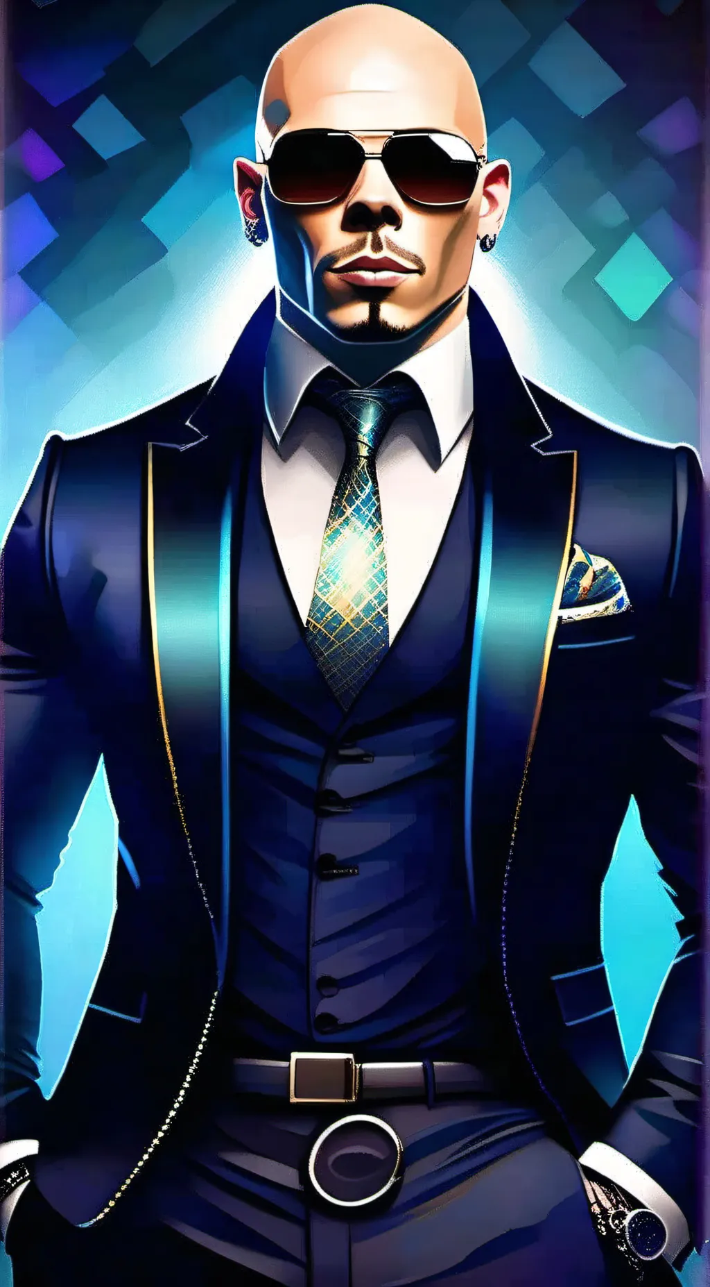 ai character: Pitbull  background