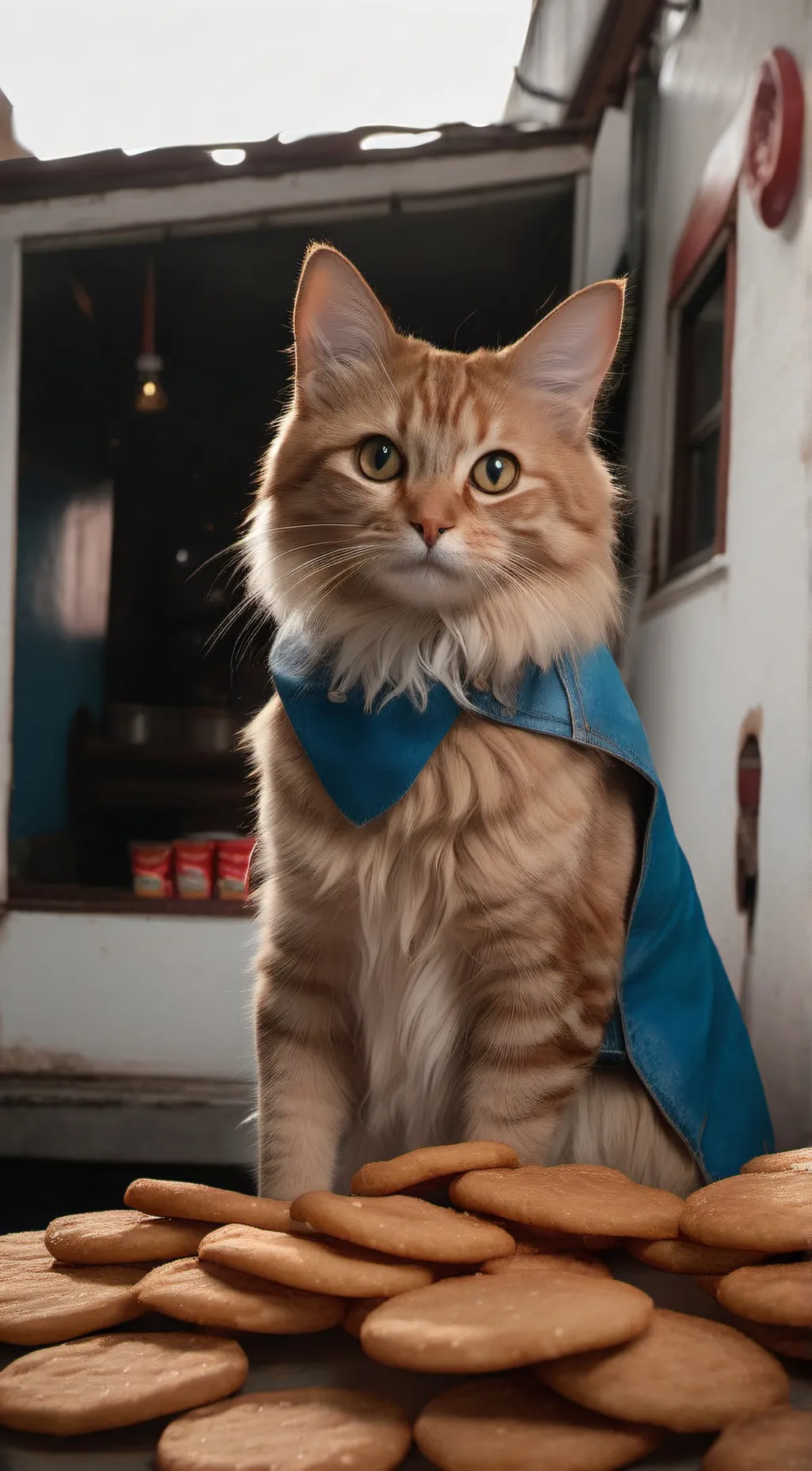 ai character: chippy chapa cat background