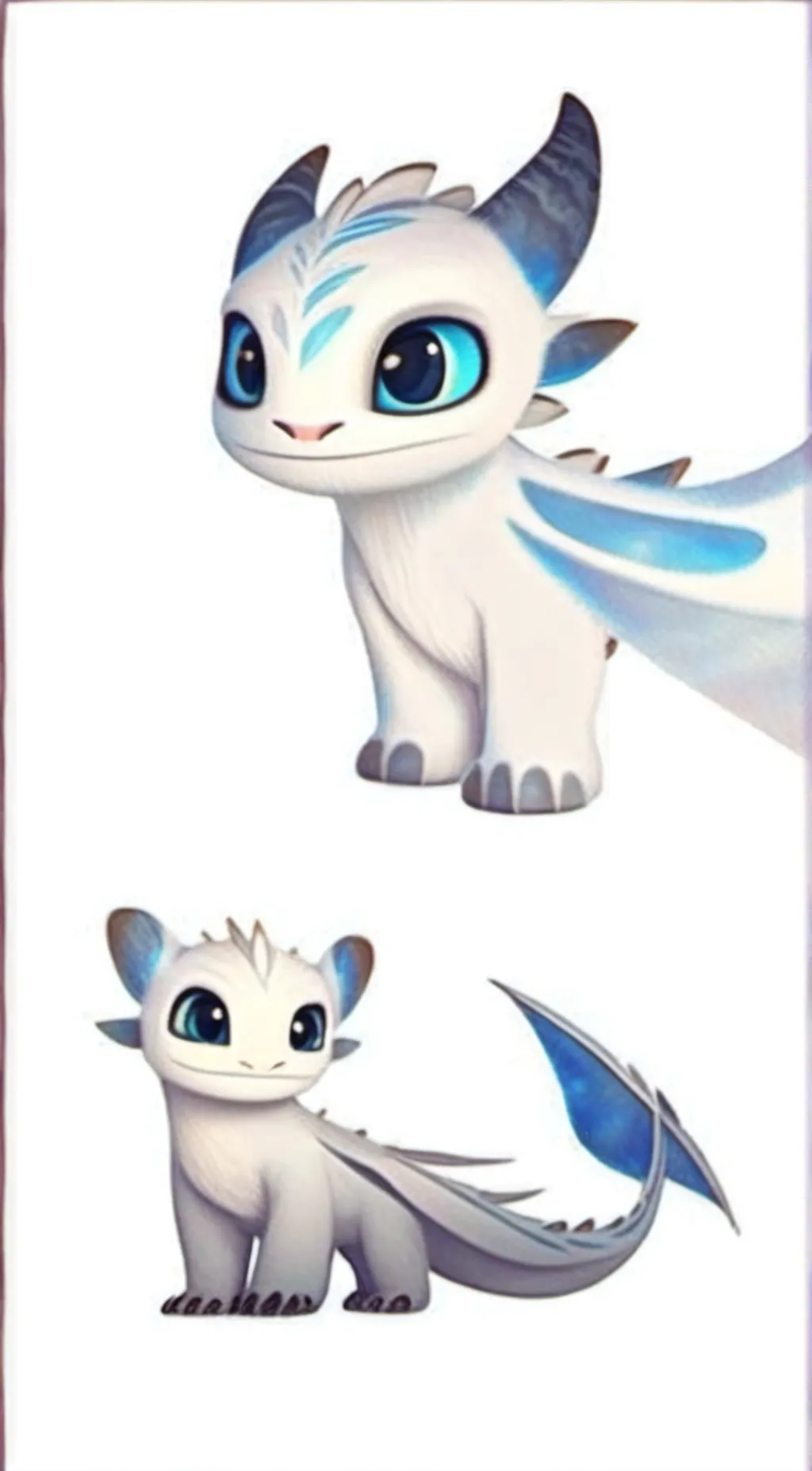 ai character: blue background