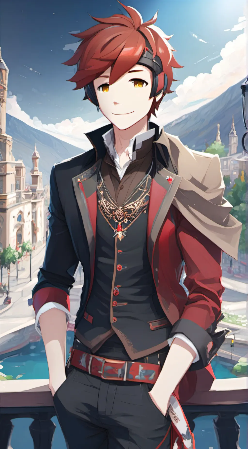 ai character: chocoblox background