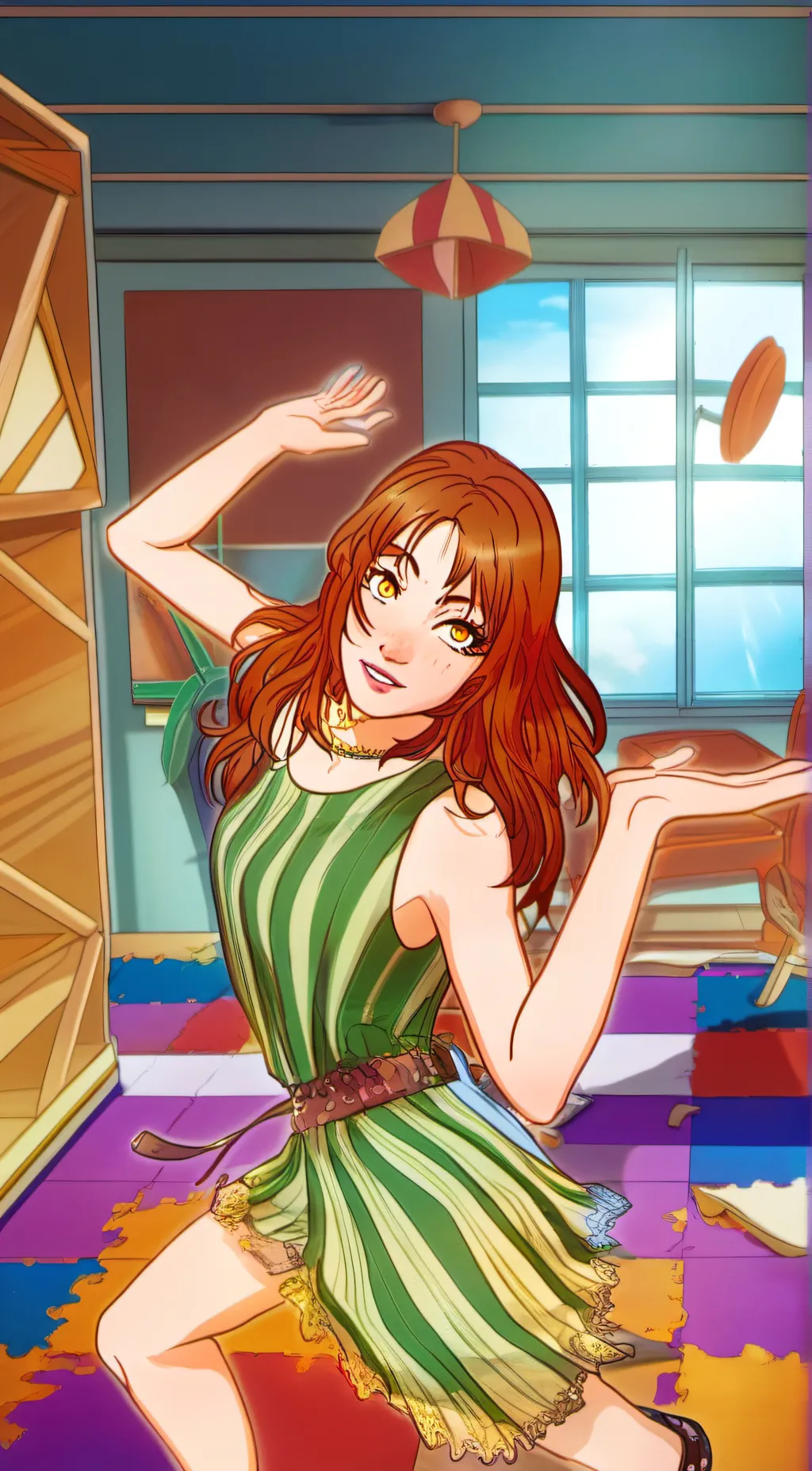 ai character: Luna background