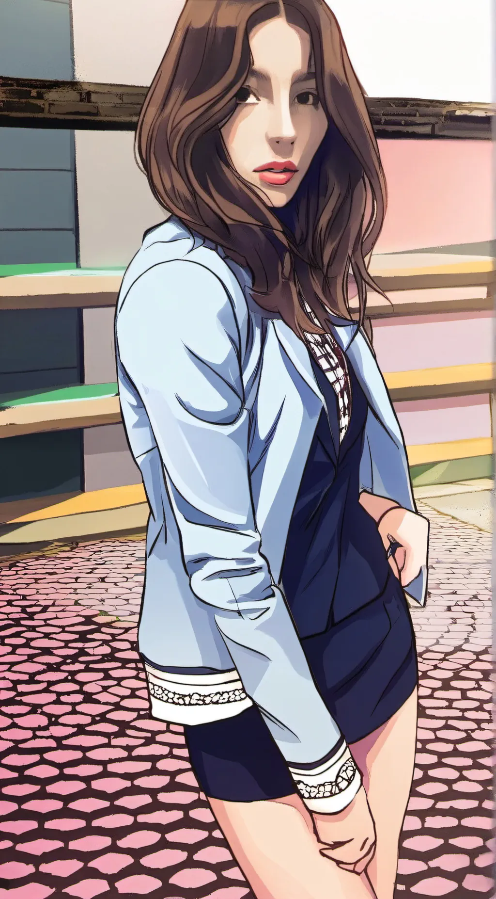 ai character: Heather background