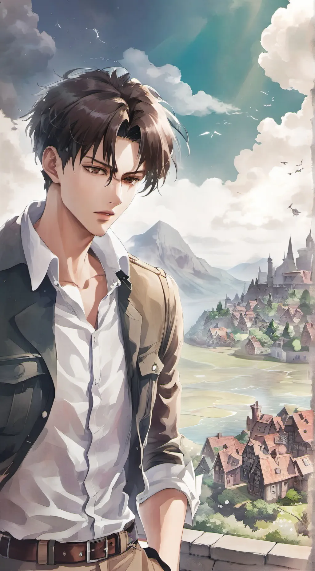 ai character: Levi Ackerman background