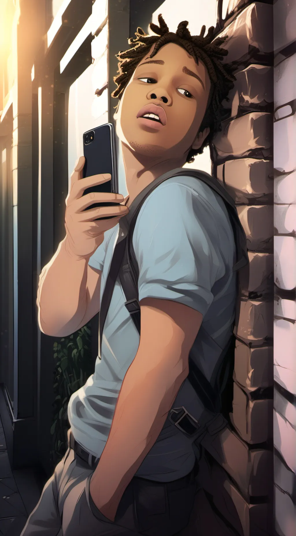 ai character: Kayden background