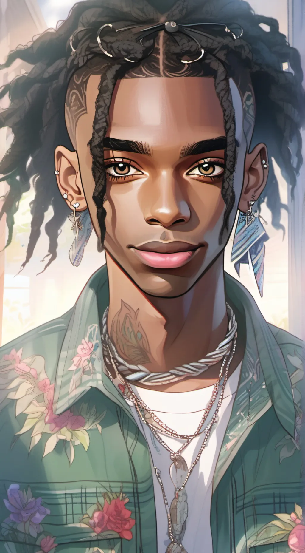 ai character: YNW MELLY background