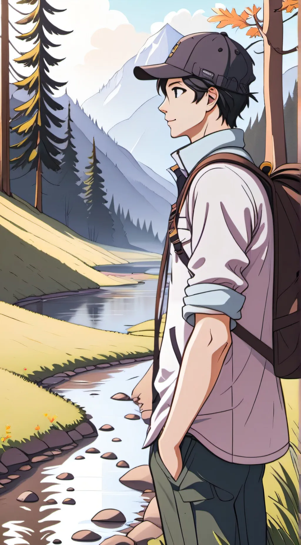 ai character: thanks  background