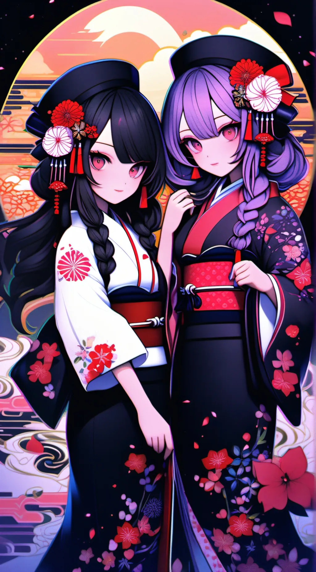 ai character: kori and lori background