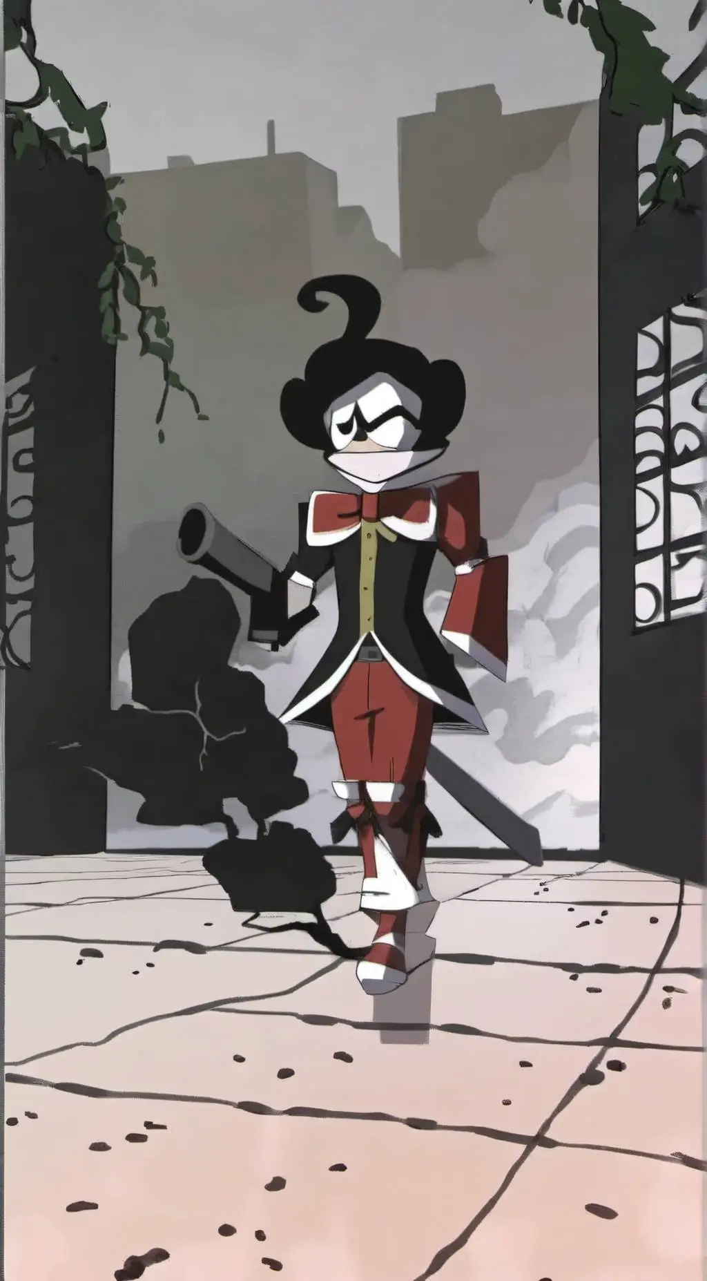 ai character: Jaimie the puppet background