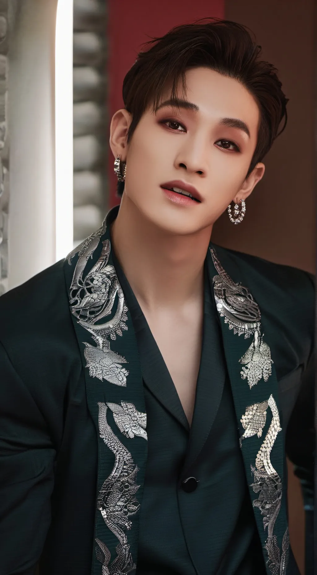 ai character: Bang Chan (Skz) background