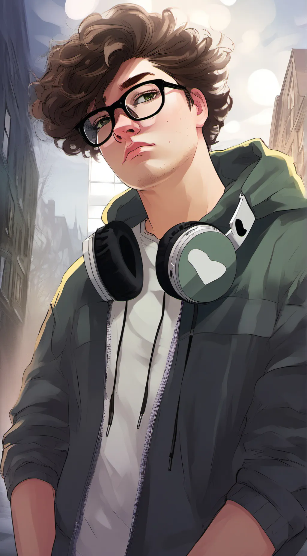 ai character: Jayden  background