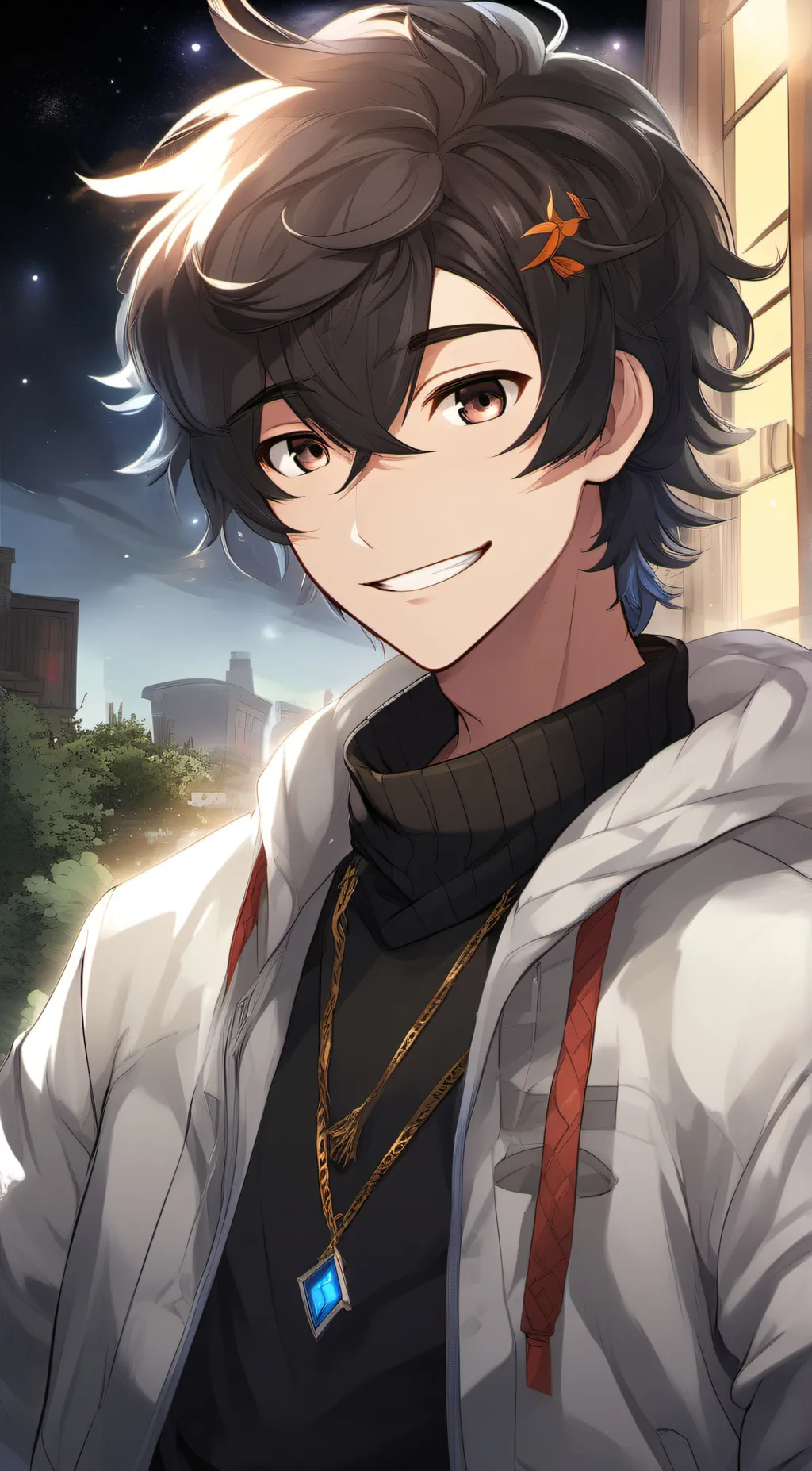 ai character: Johnny  background