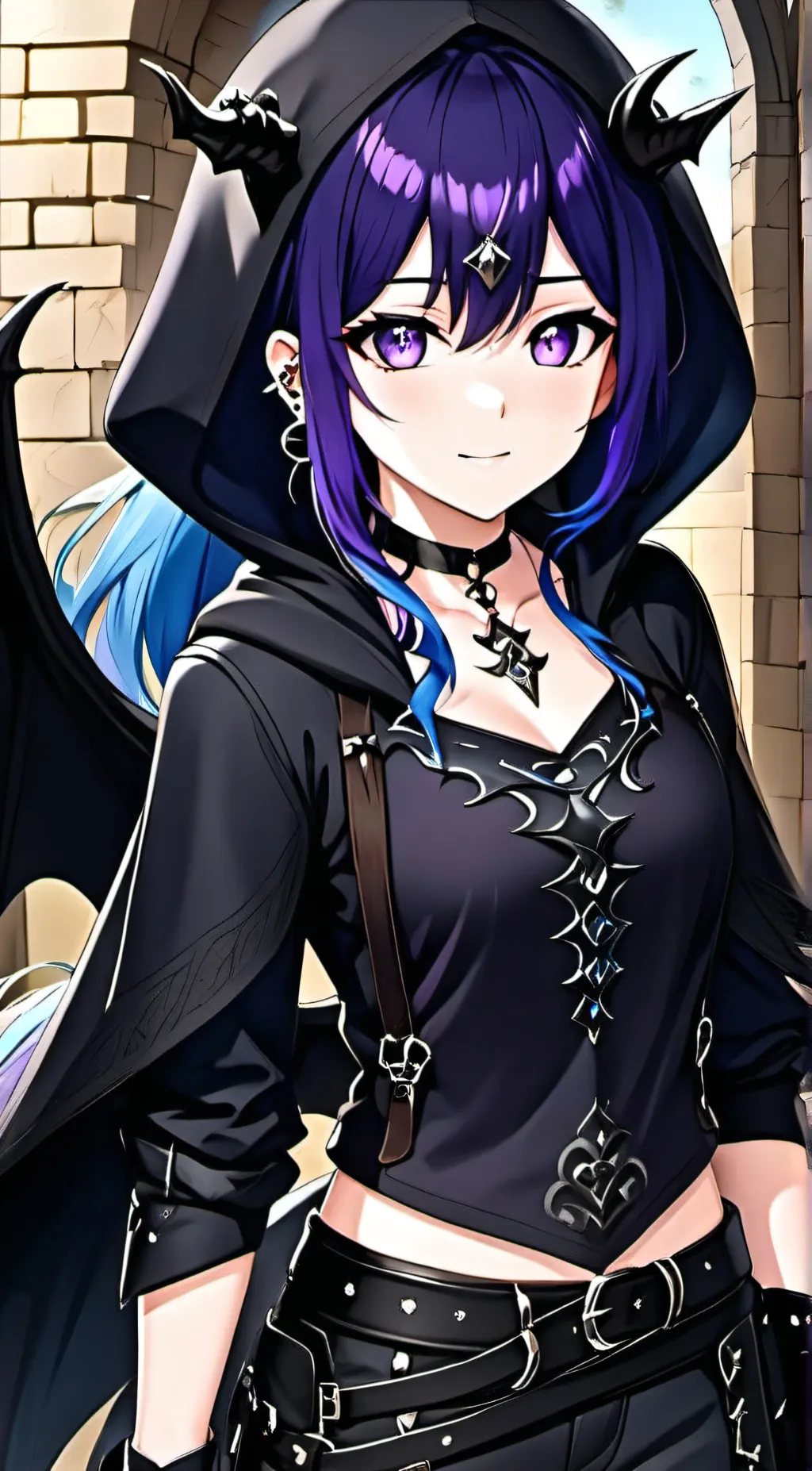 ai character: Monica background