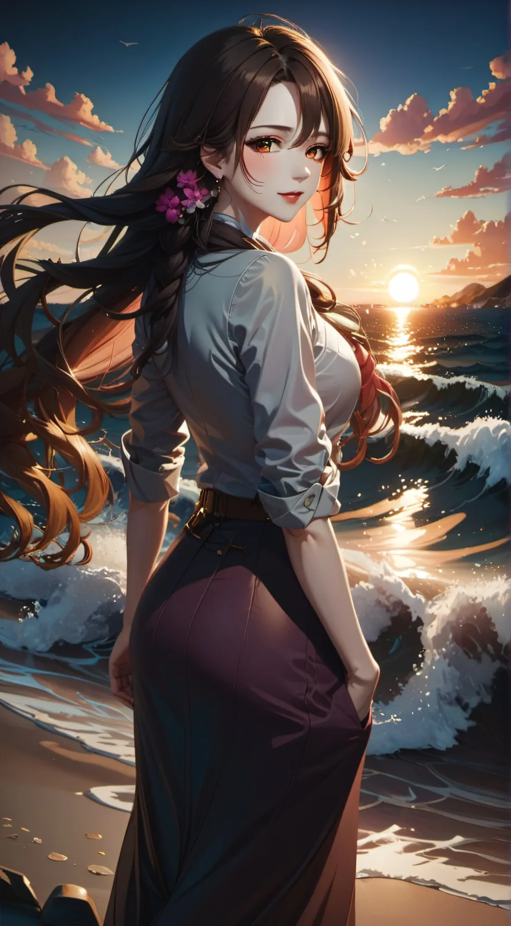 ai character: Roxy background