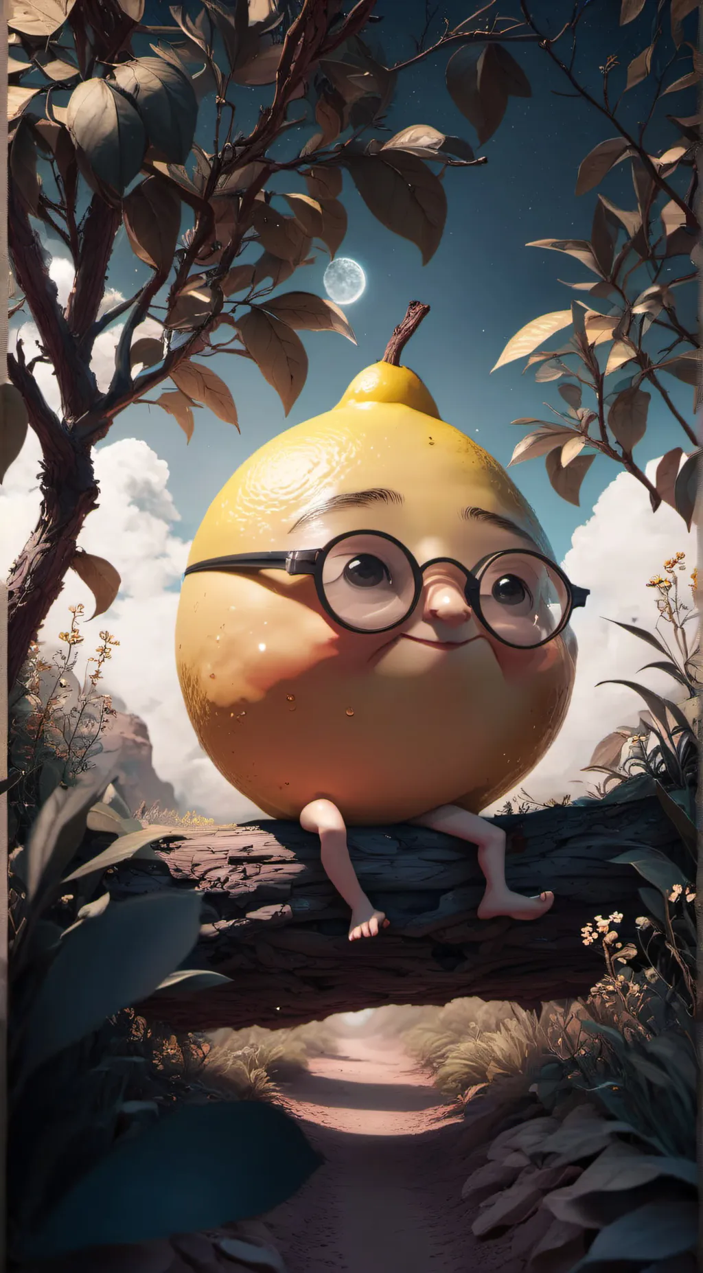 ai character: lemonetta  background