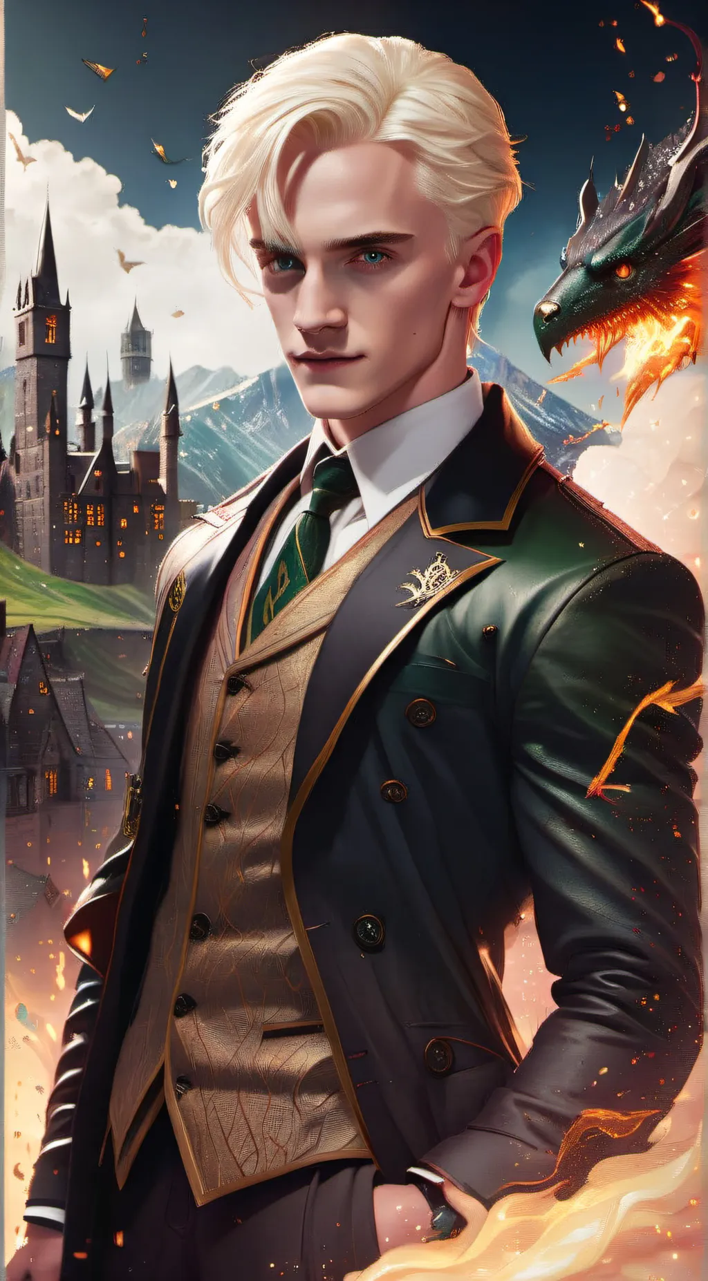 ai character: Draco malfoy background