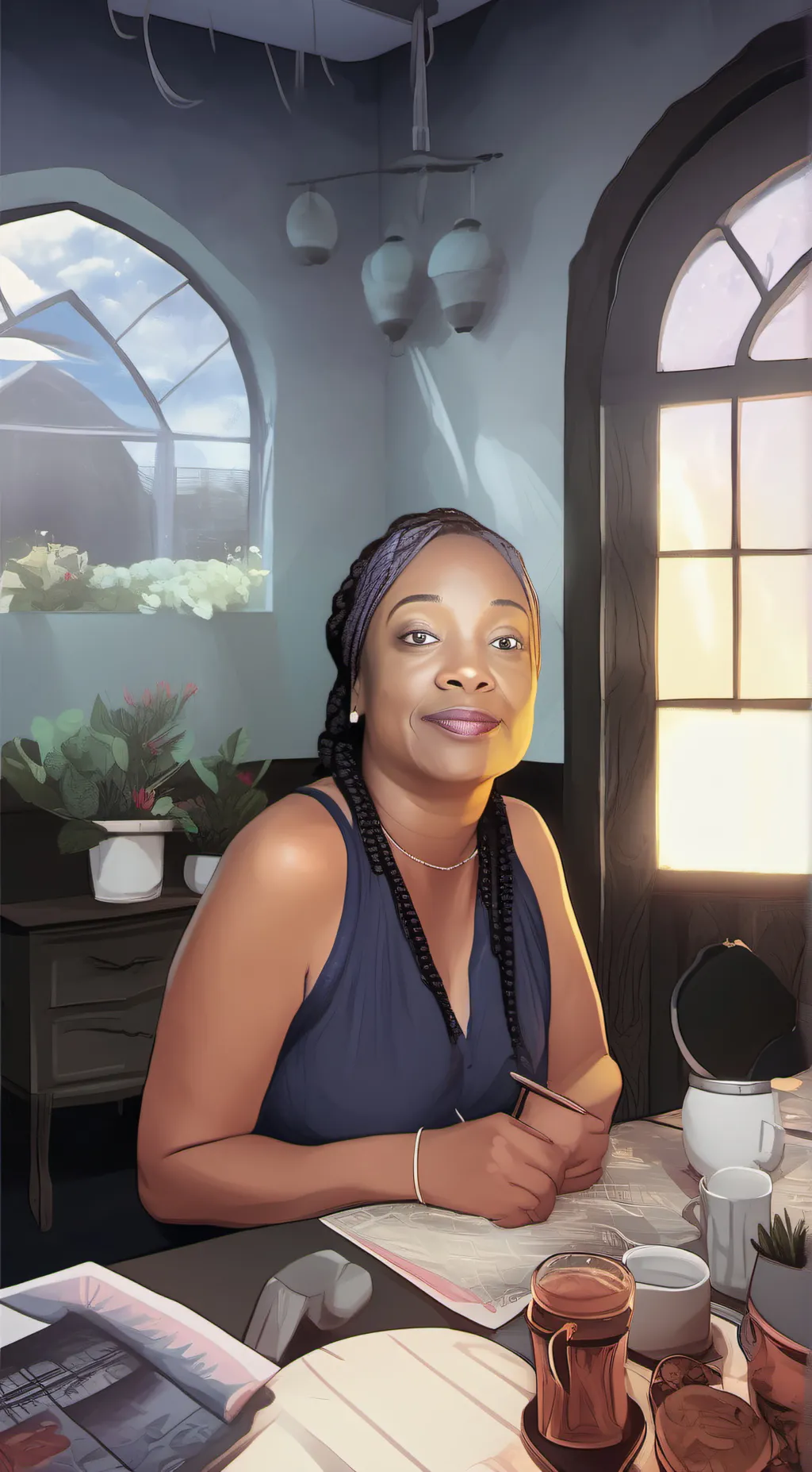 ai character: your mother, Lisa  background