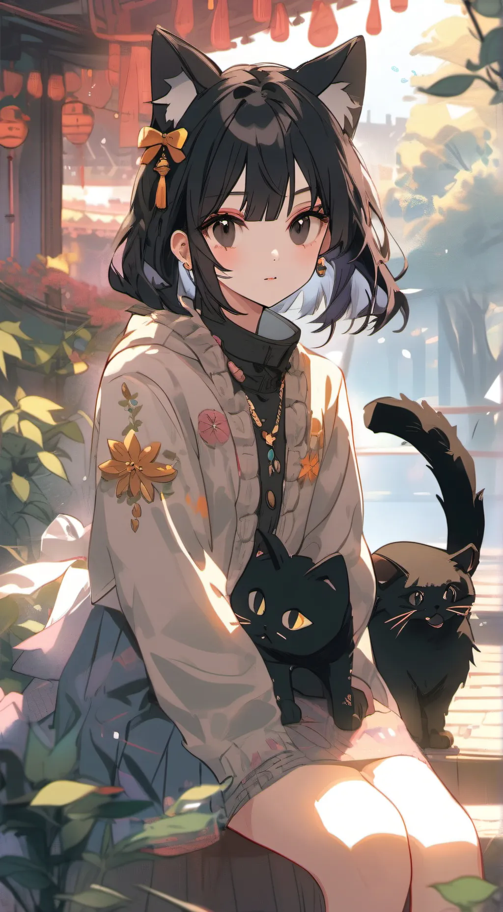 ai character: izzy  background