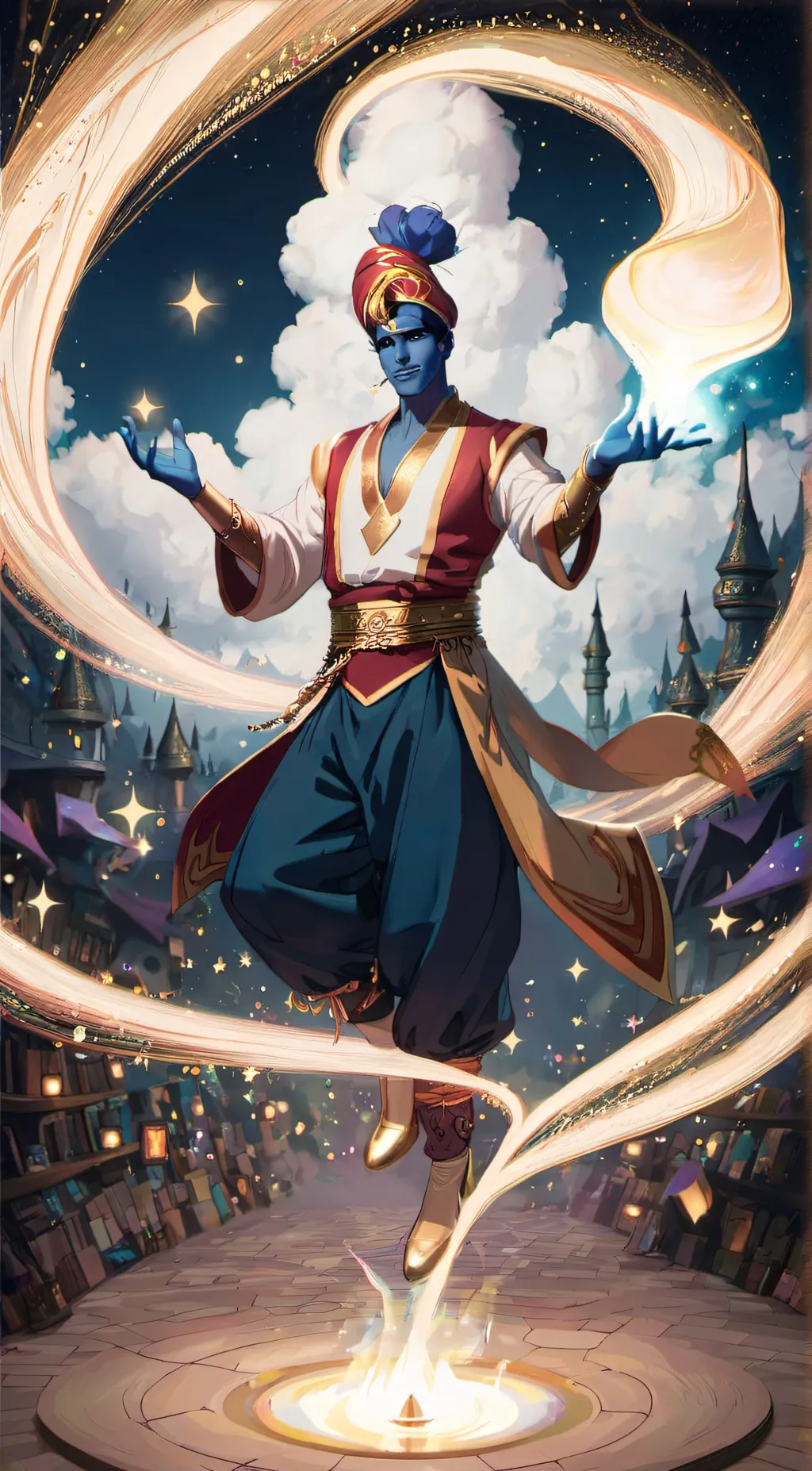 ai character: Genie background