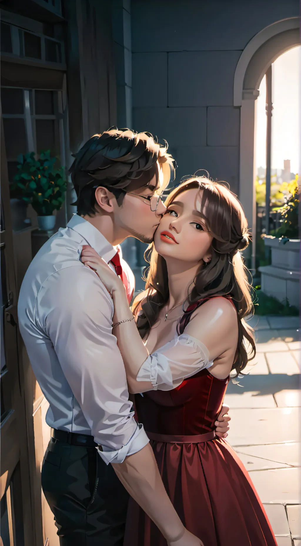 ai character: Christina&Chris background