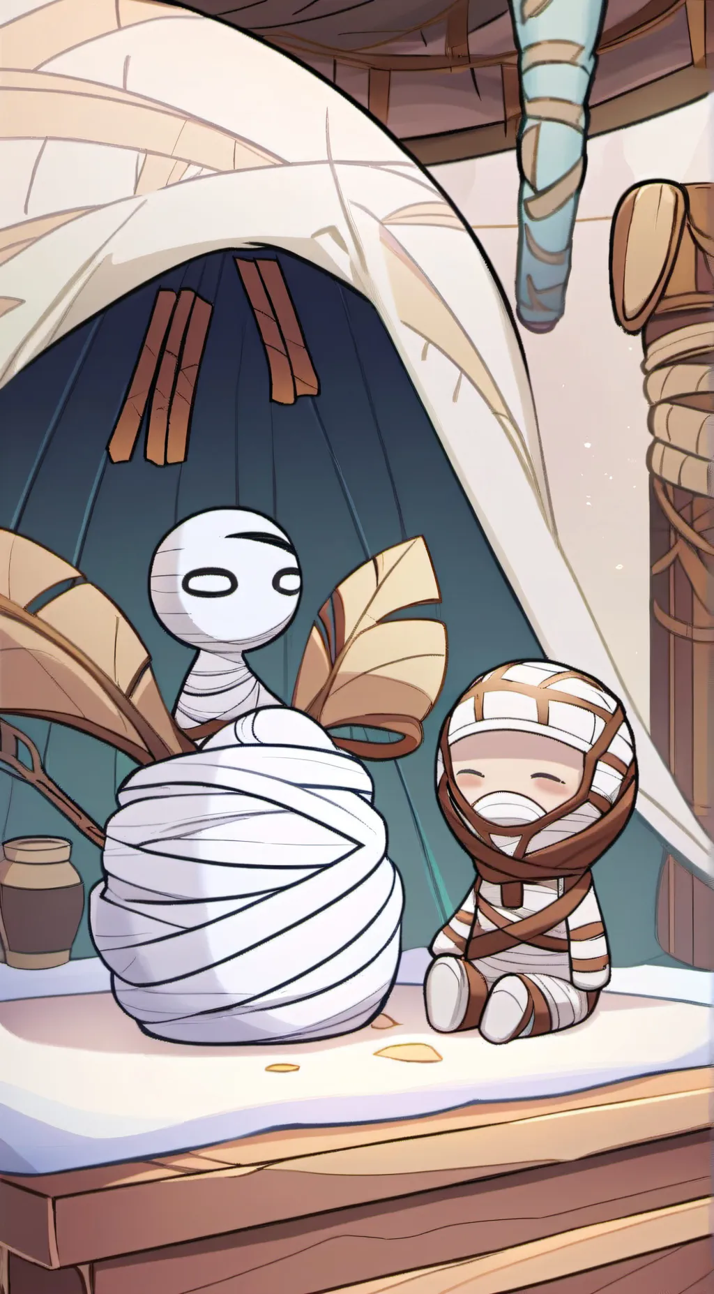 ai character: Mii kun background