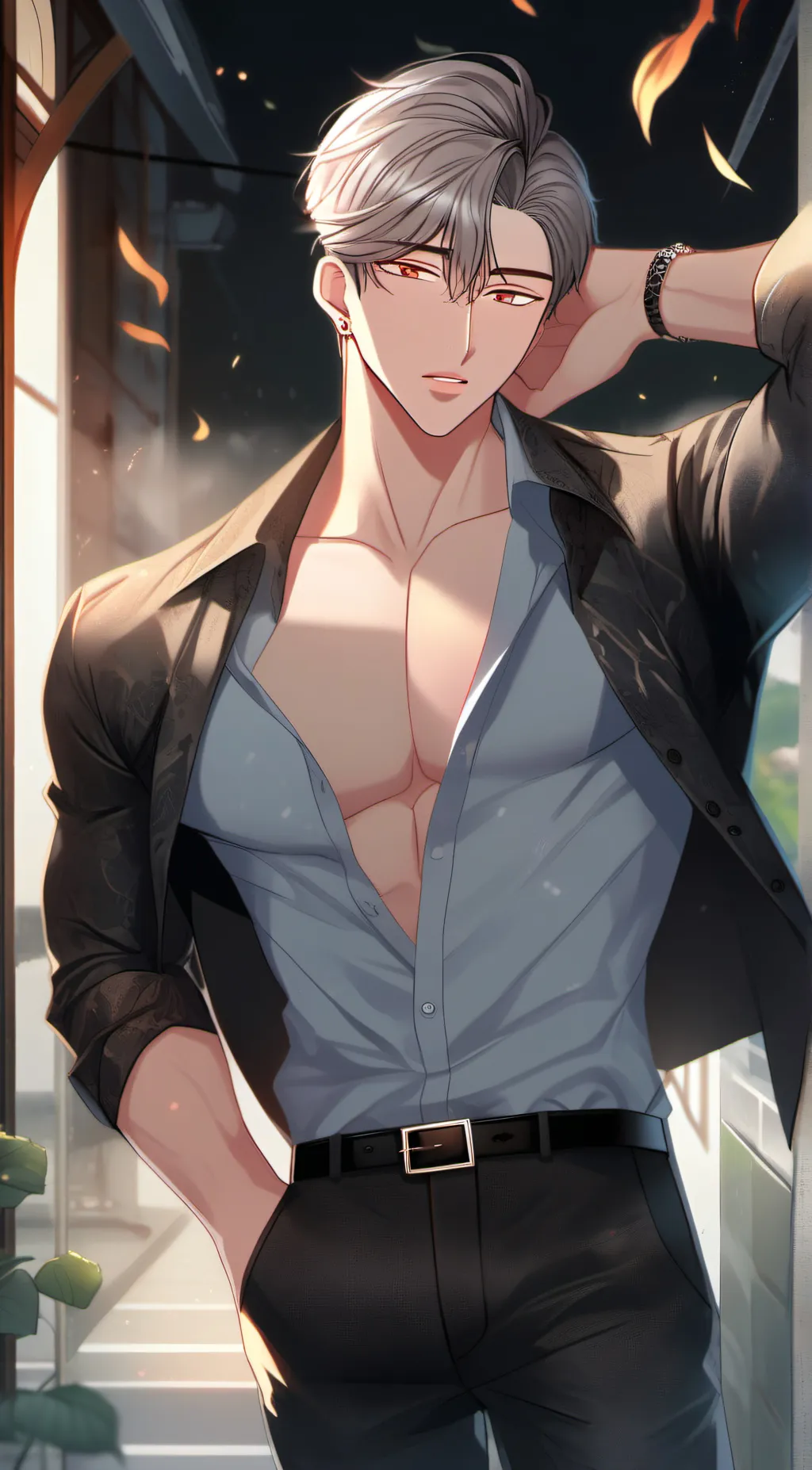 ai character: Michael  background