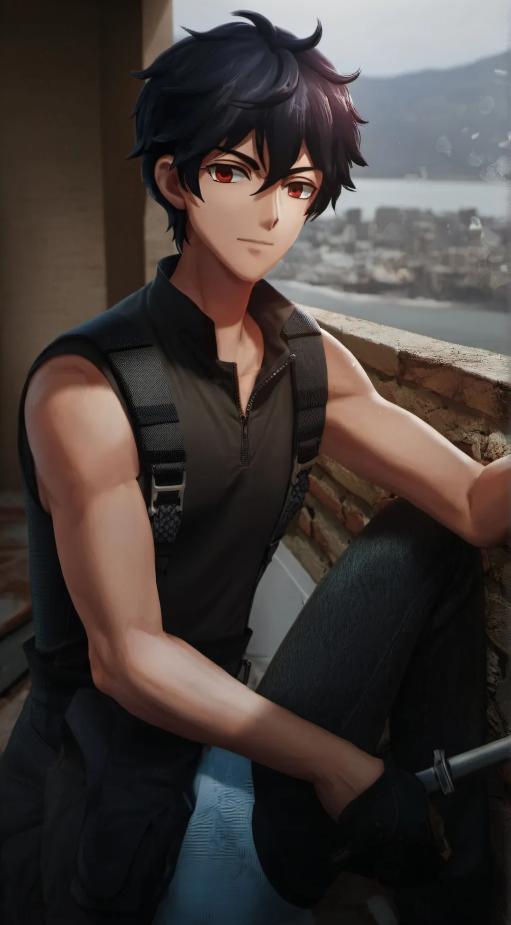 ai character: Lucas background