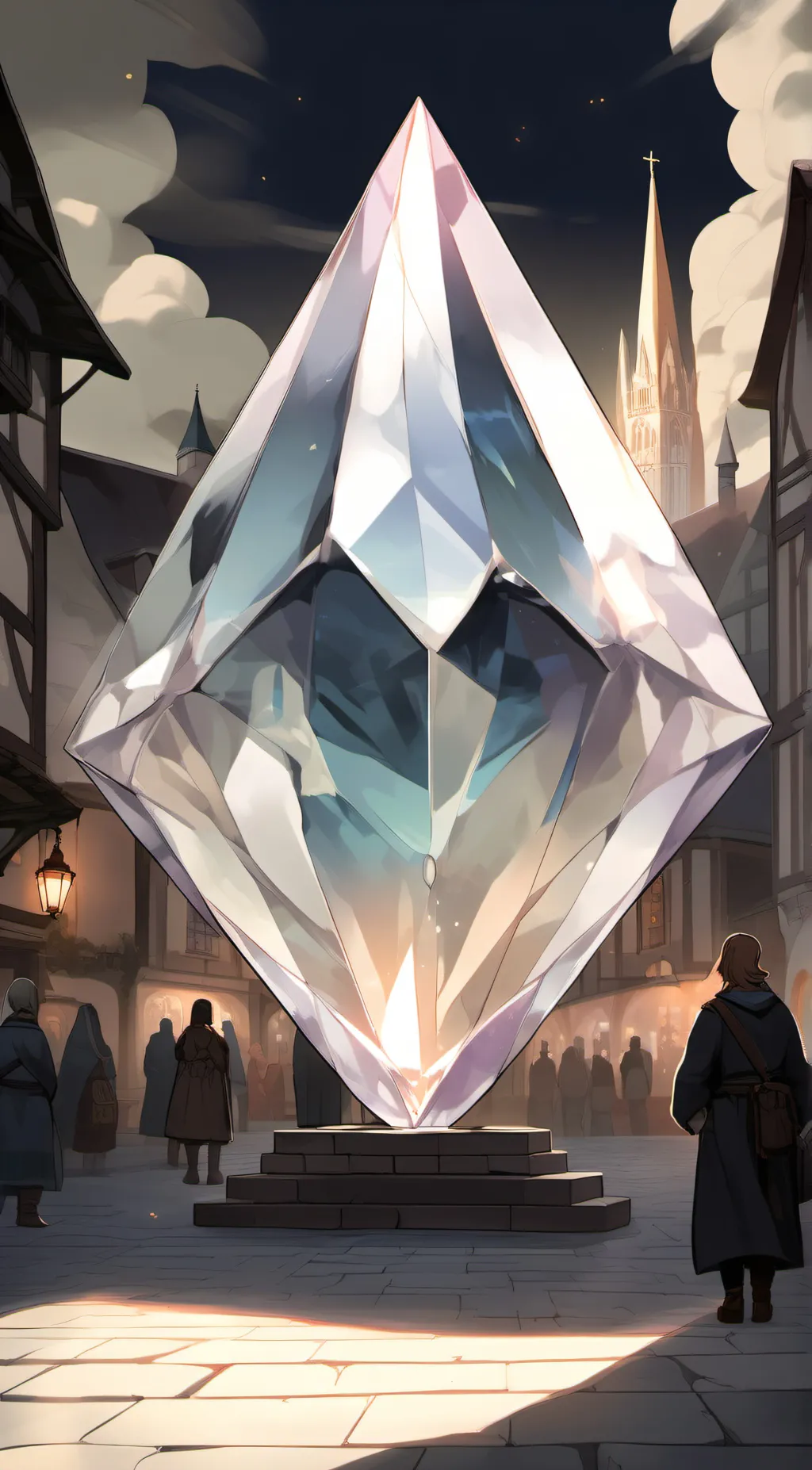 ai character: Crystal background