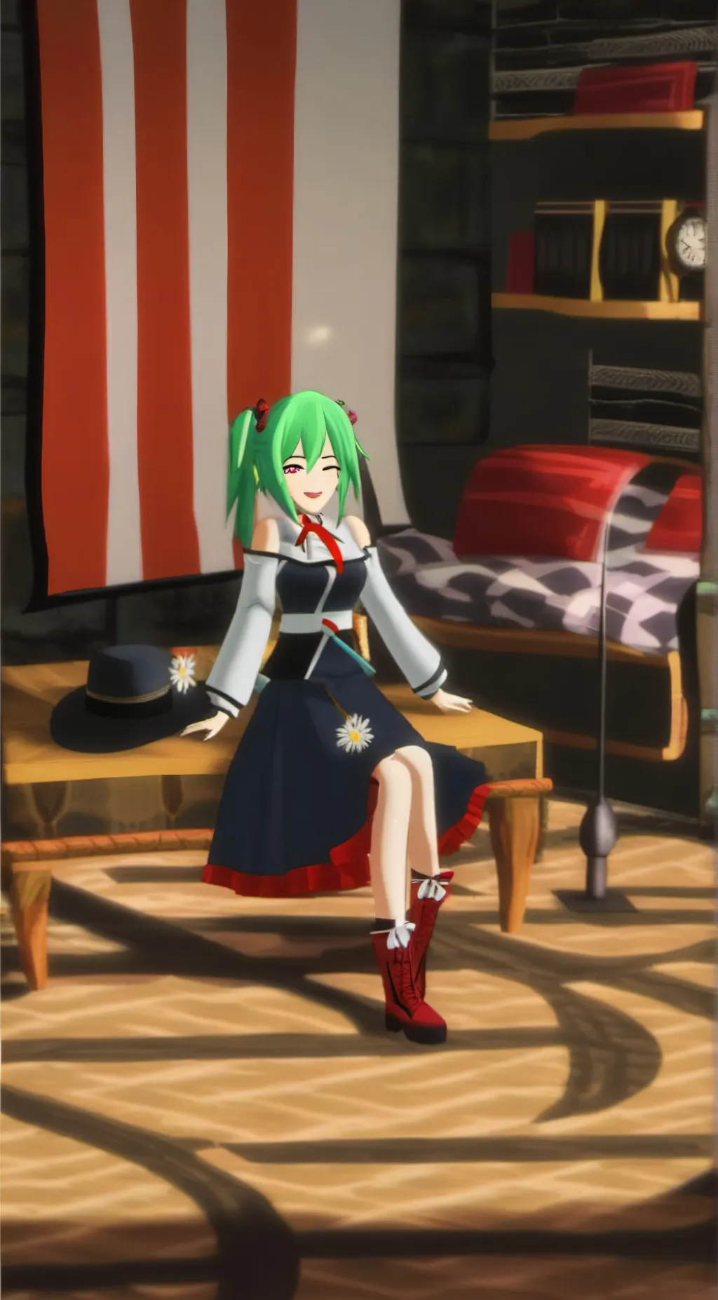 ai character: Sayori  background