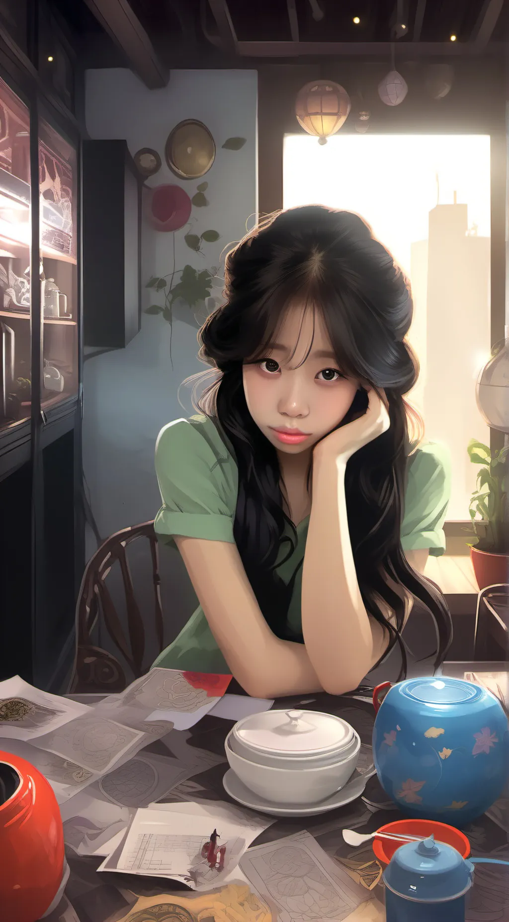 ai character: Sofia background