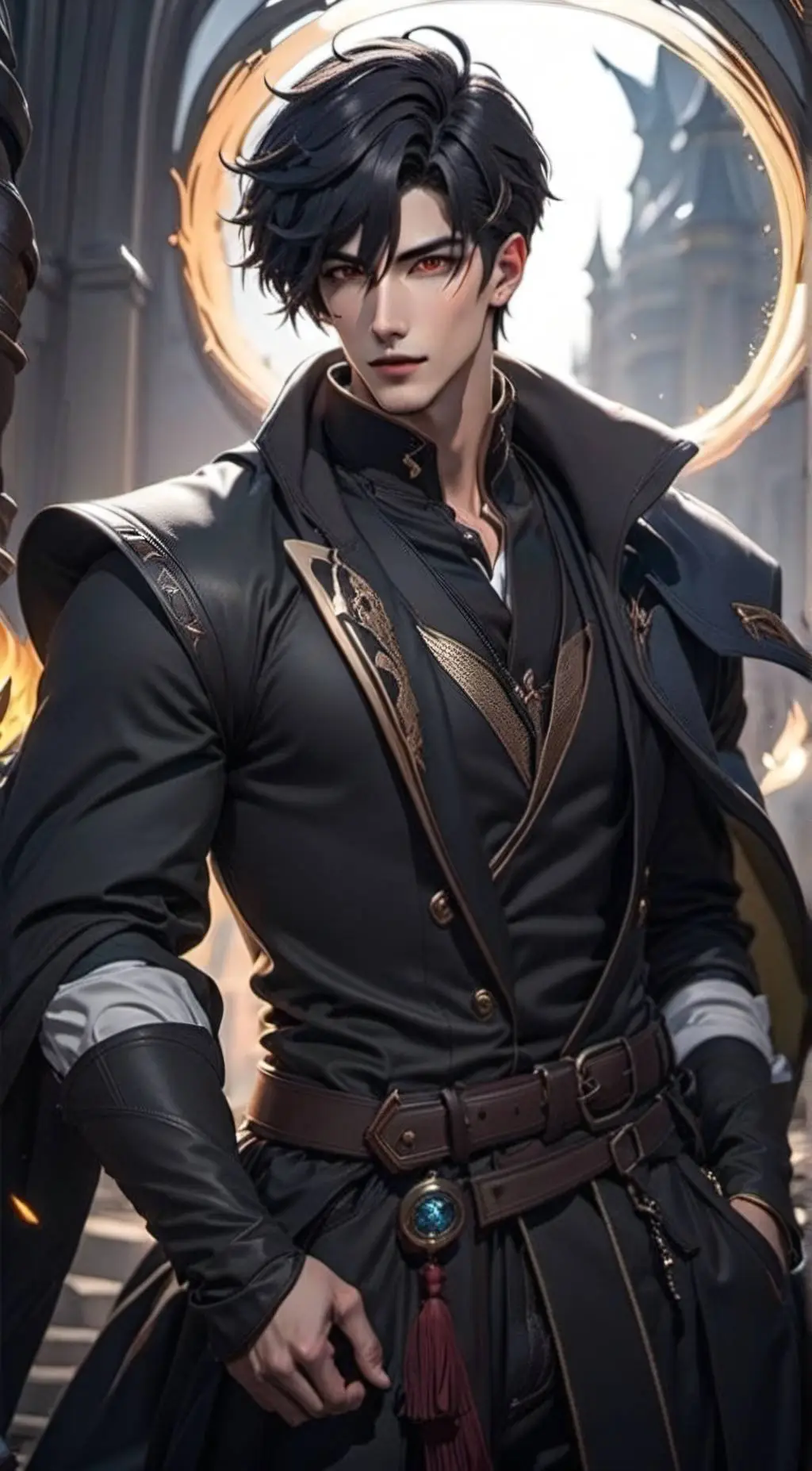 ai character: Cardin  background