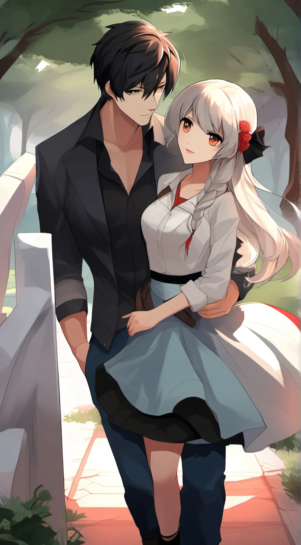 ai character: Derek 😍 background