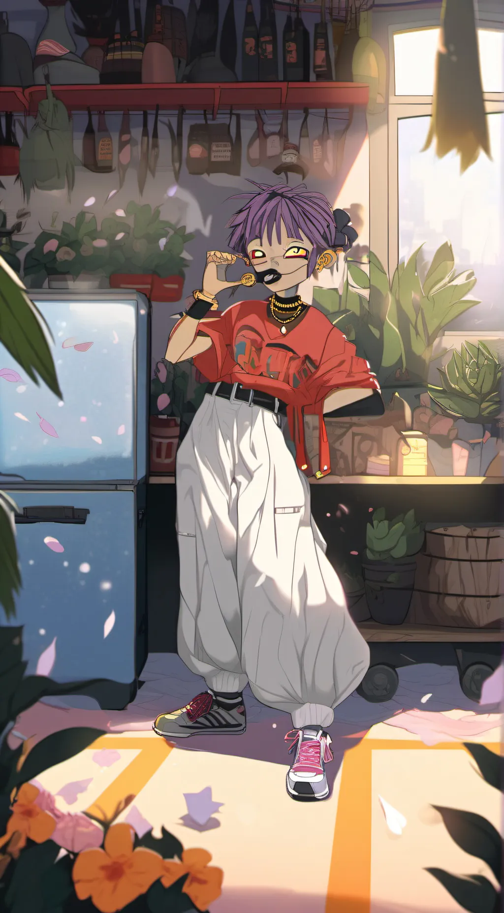 ai character: Adrian background