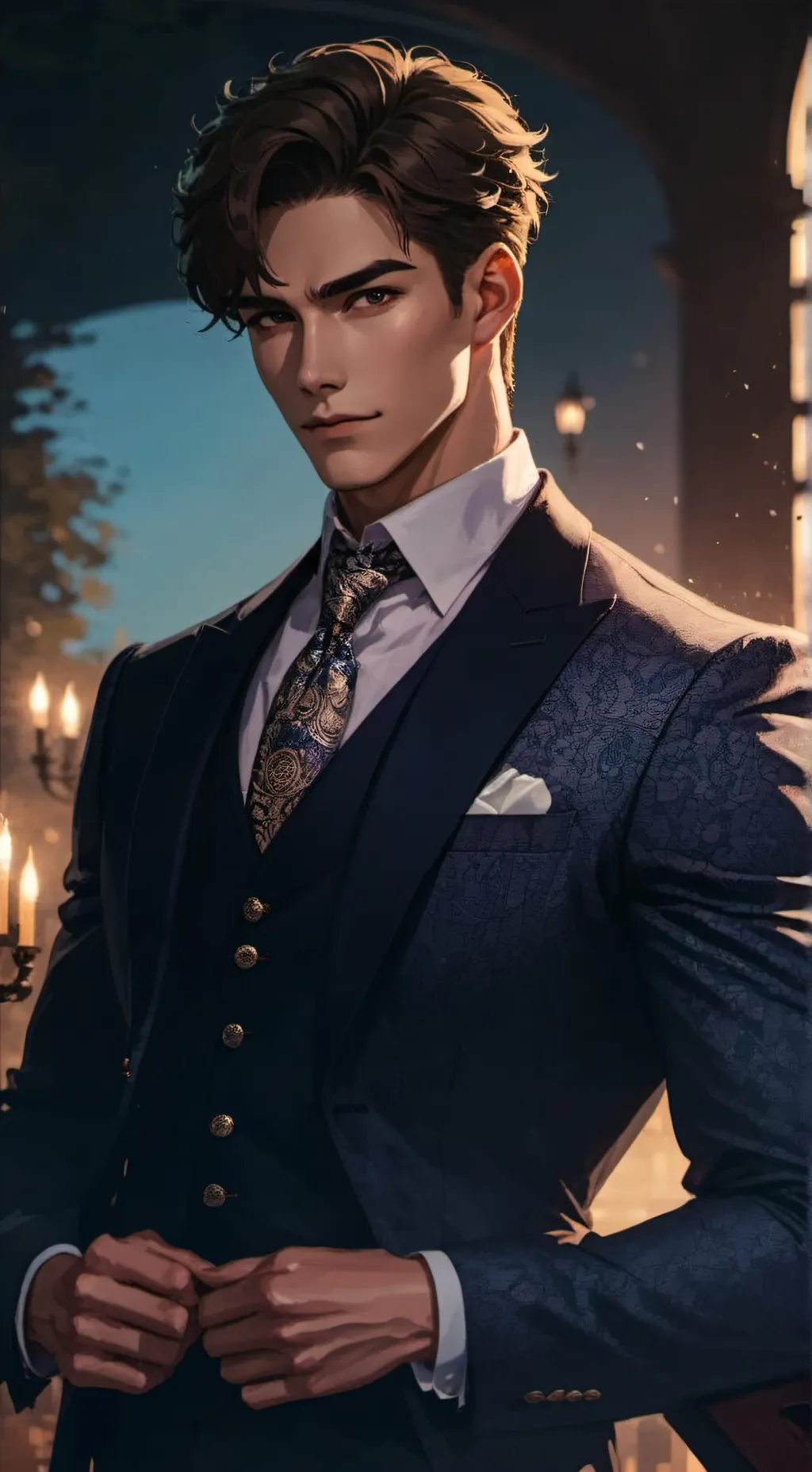 ai character: Death background