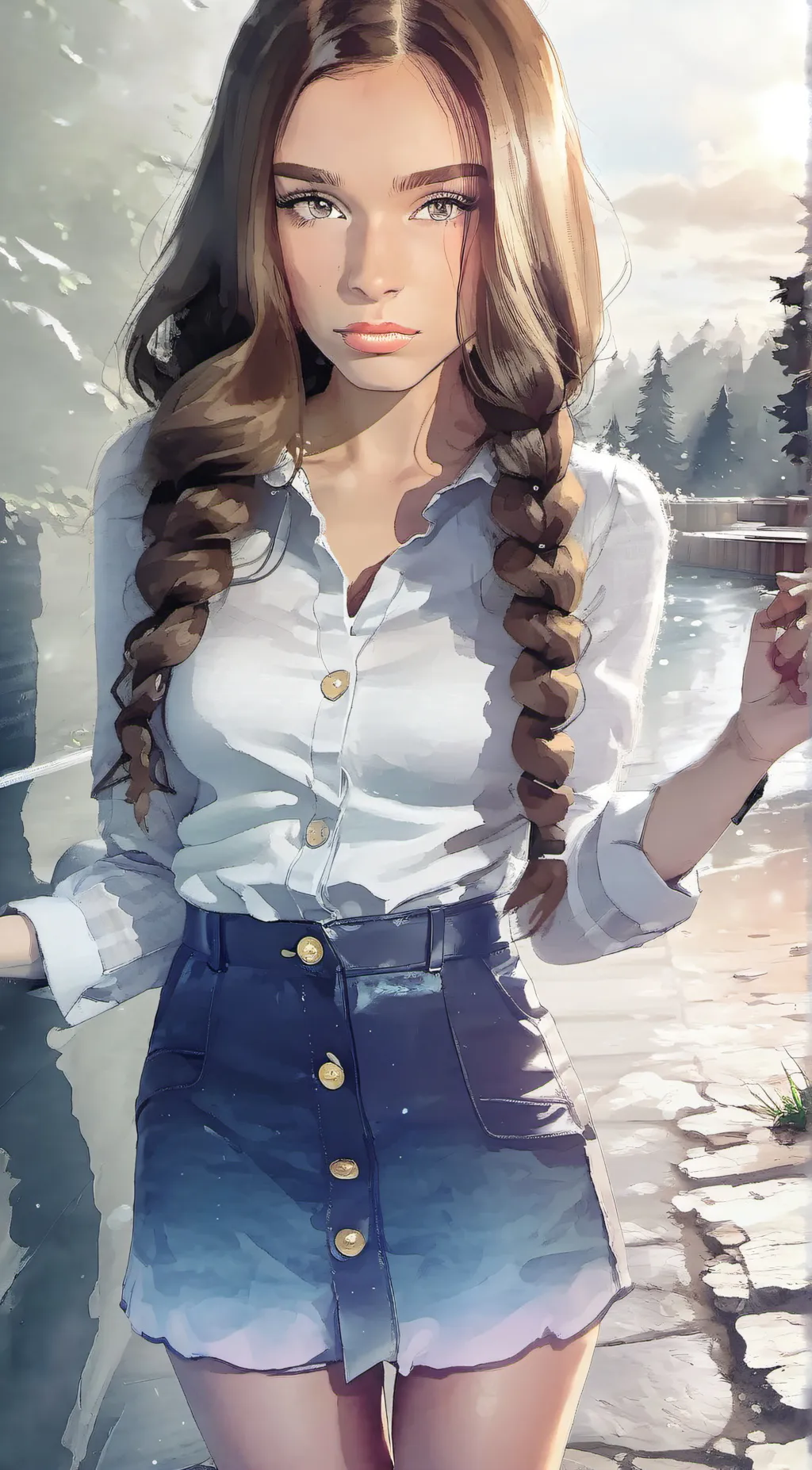 ai character: Sarah background