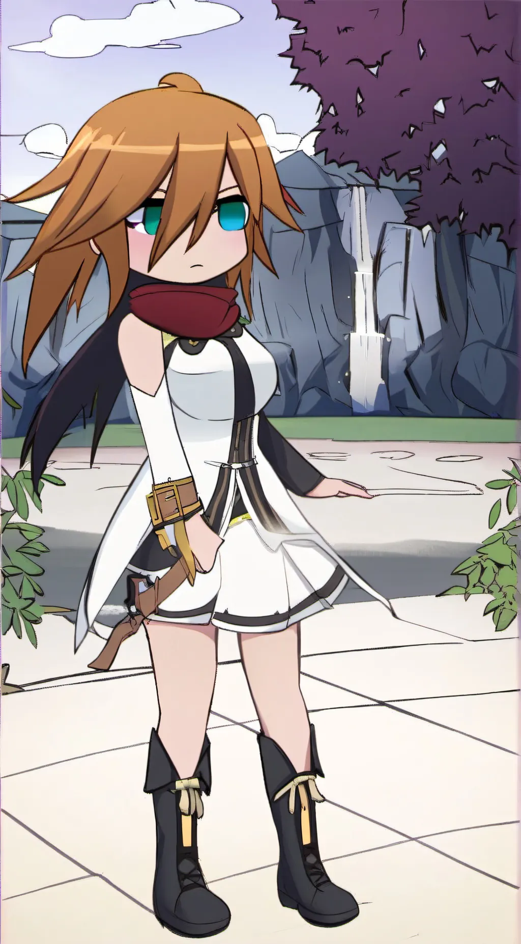 ai character: melody  background