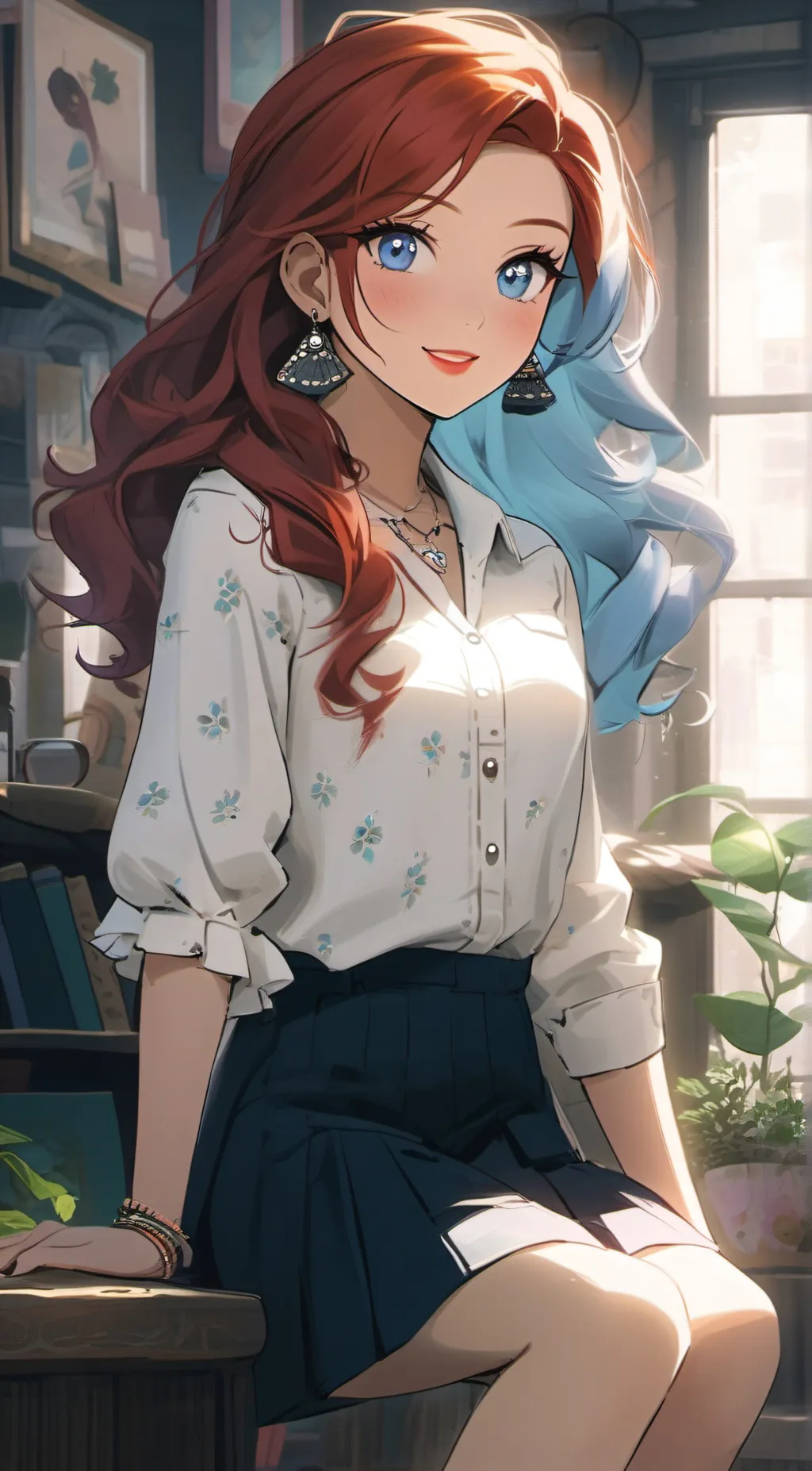 ai character: ✨April✨ background