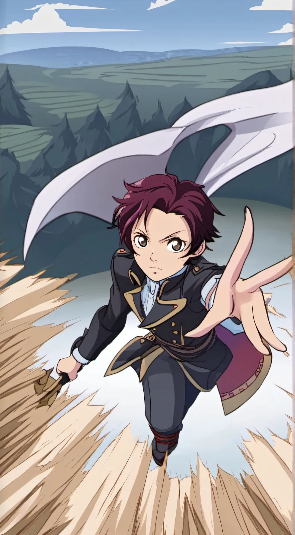 ai character: Tanjiro background