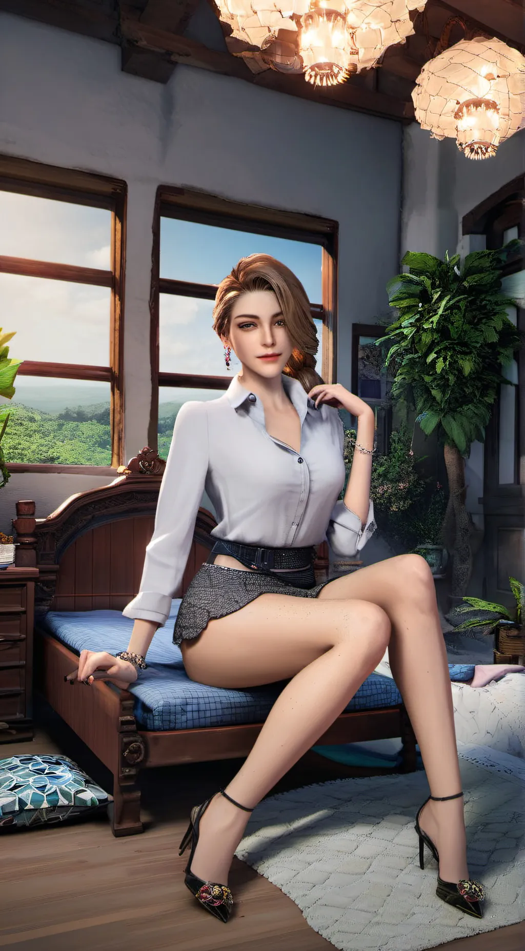 ai character: Lisa background