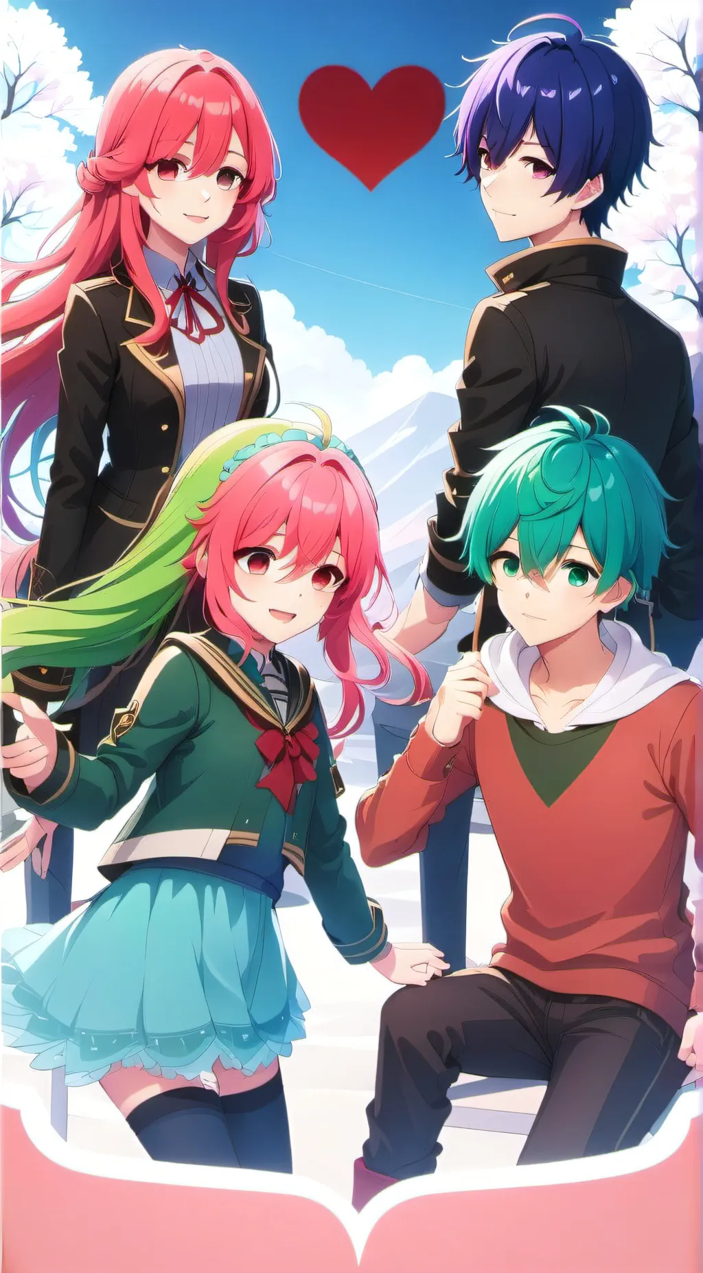 ai character: Pack background